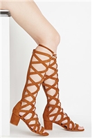 Lace-Up Heeled Sandals
