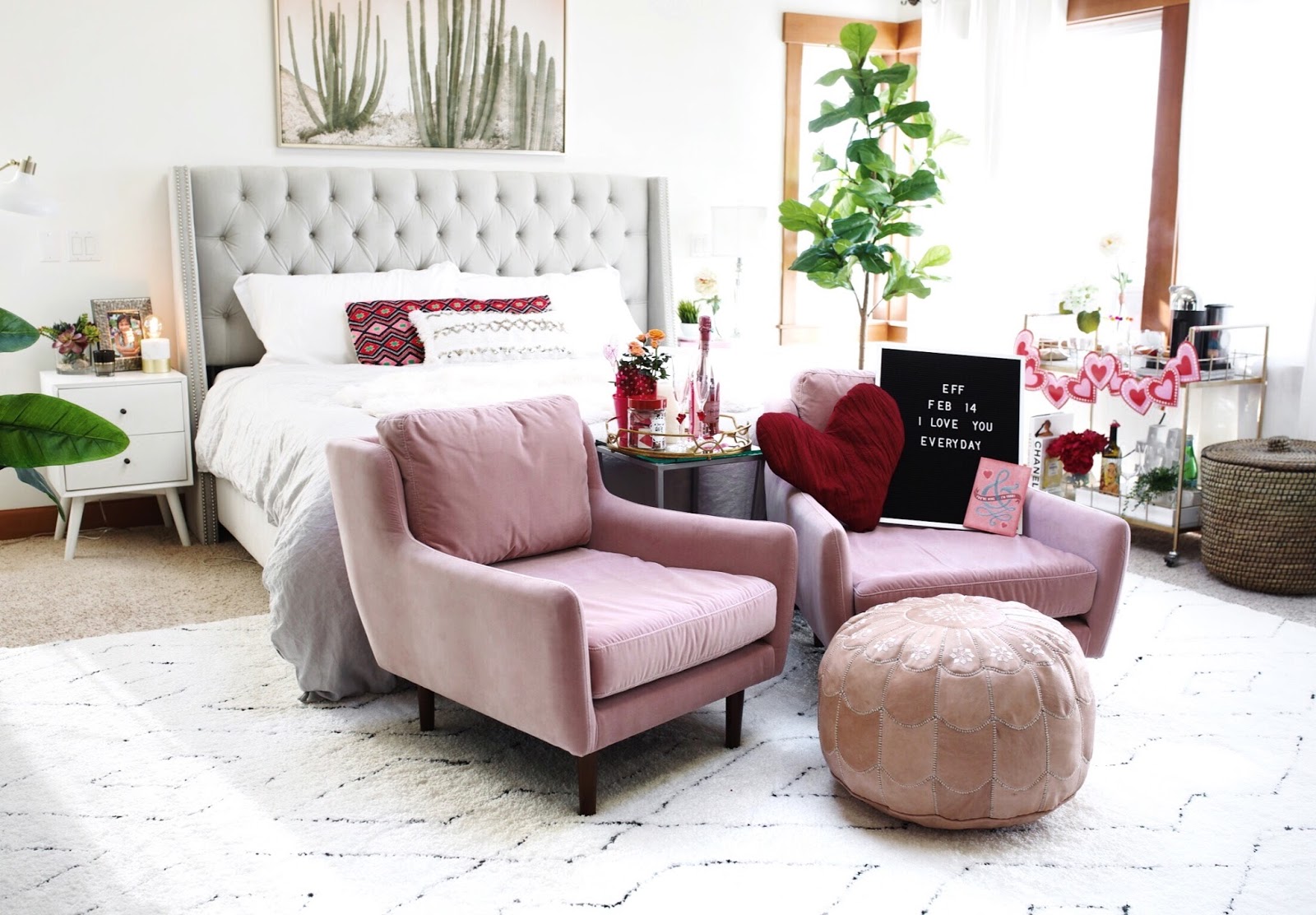 Pink Accent Chair