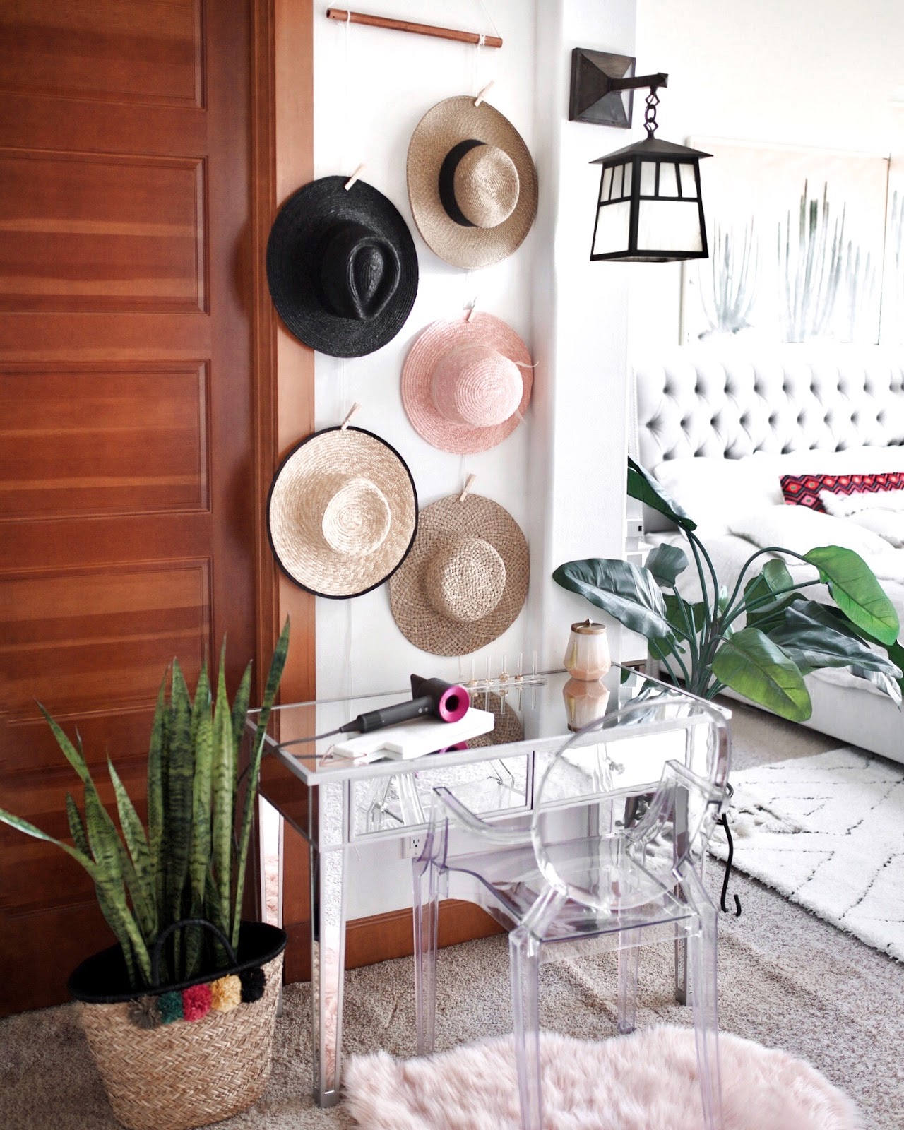 DIY hat wall display