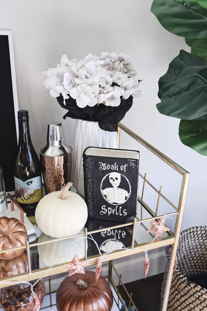 Bar Cart Decor Ideas Halloween