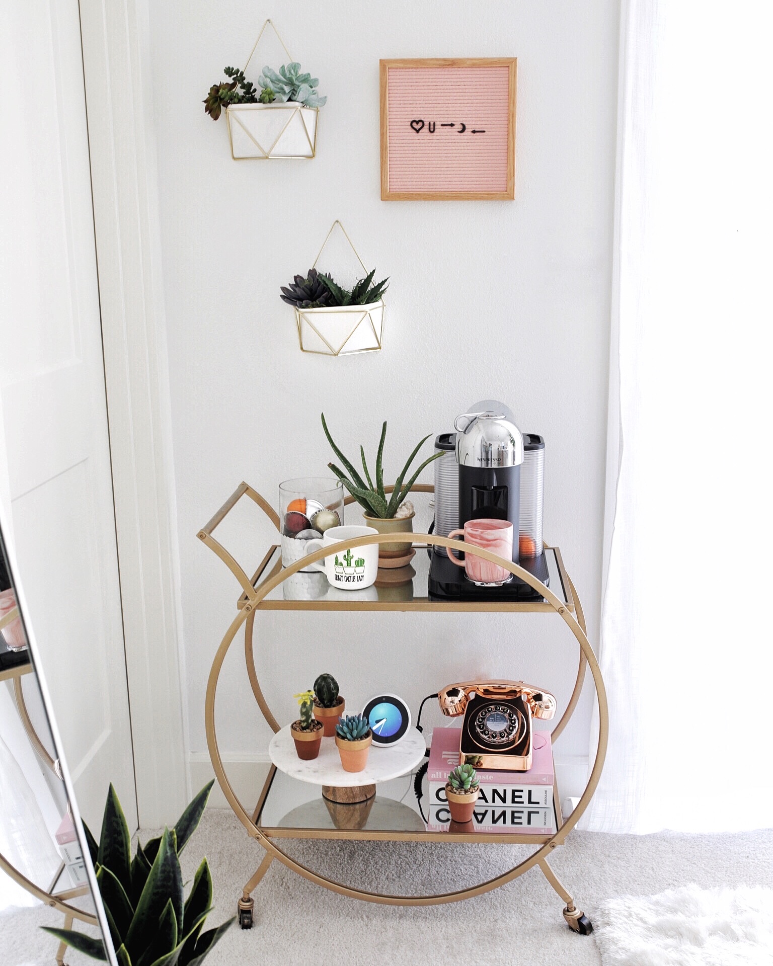 Bar Cart Ideas: How to Style a Bar Cart without alcohol