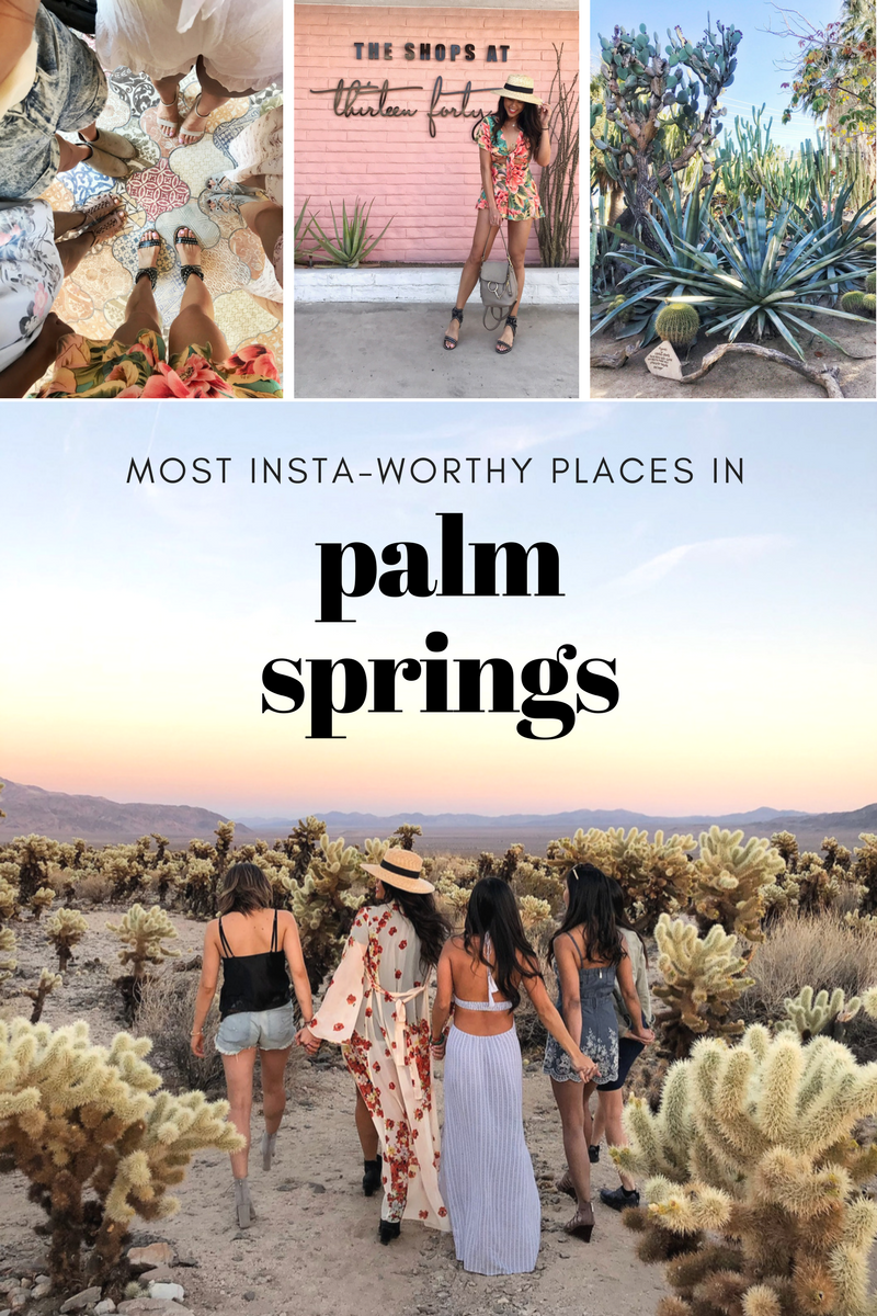 Most Instagram-Worthy Places in Palm Springs Guide What To Do Gypsy Tan