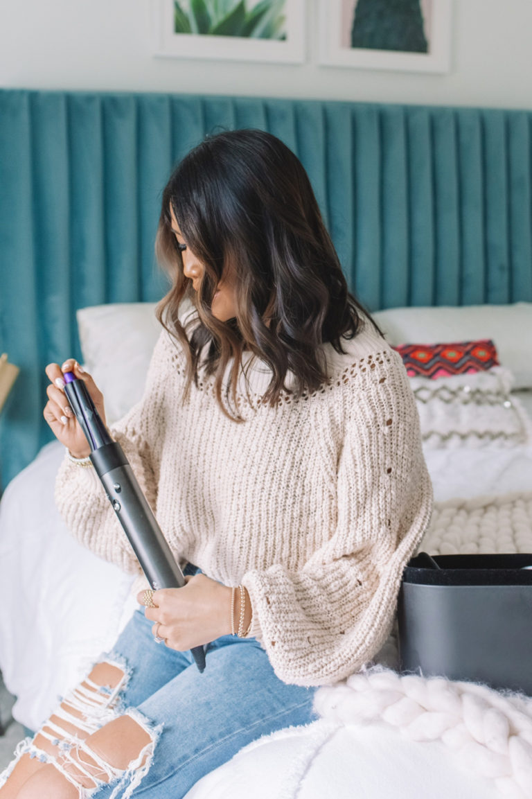 Dyson Airwrap Review How to Create Beach Waves Sabrina Tan
