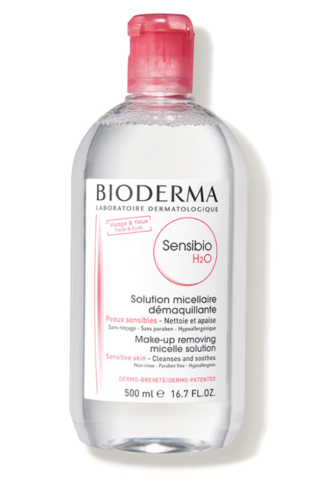 Bioderma Sensibio H2O Soothing Micellar Cleansing Water and Makeup Removing Solution for Sensitive Skin 2