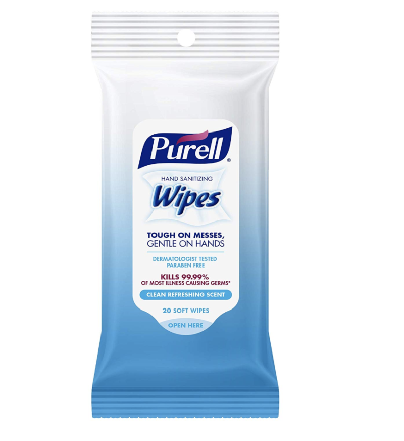 CDC recommended hand sanitizer wipes