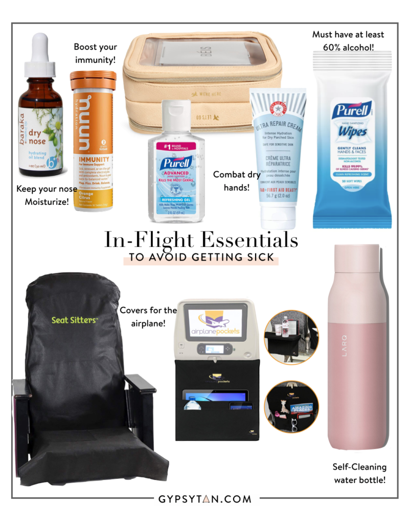 how to avoid catching a cold on a plane - what to pack in carry on bag for flight to get sick