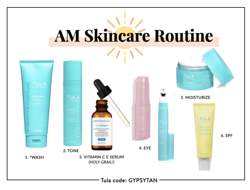 morning skin care routine, order to apply skincare products