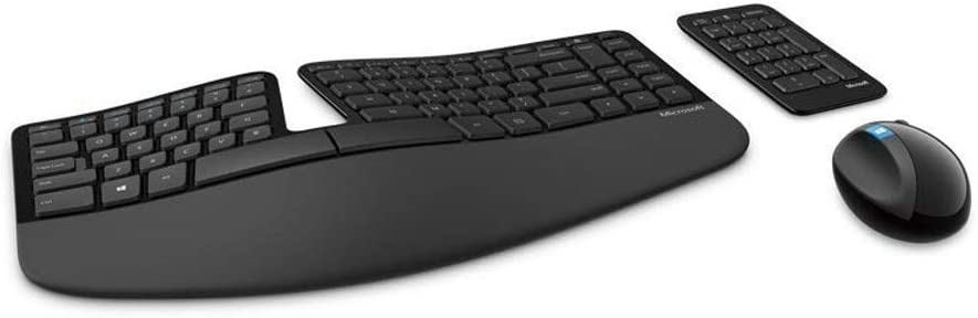 Microsoft Sculpt Ergonomic Wireless Desktop Keyboard and Wireless Mouse