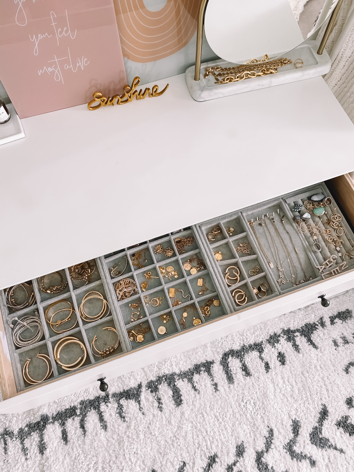 how to organize jewelry in dressers - jewelry organizers
