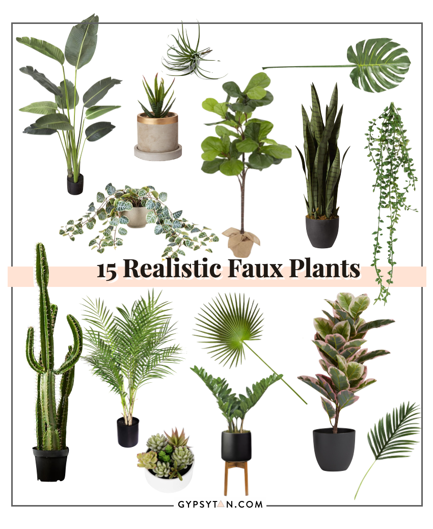 Artificial Plants for Home Decor - best faux plants - fake plants