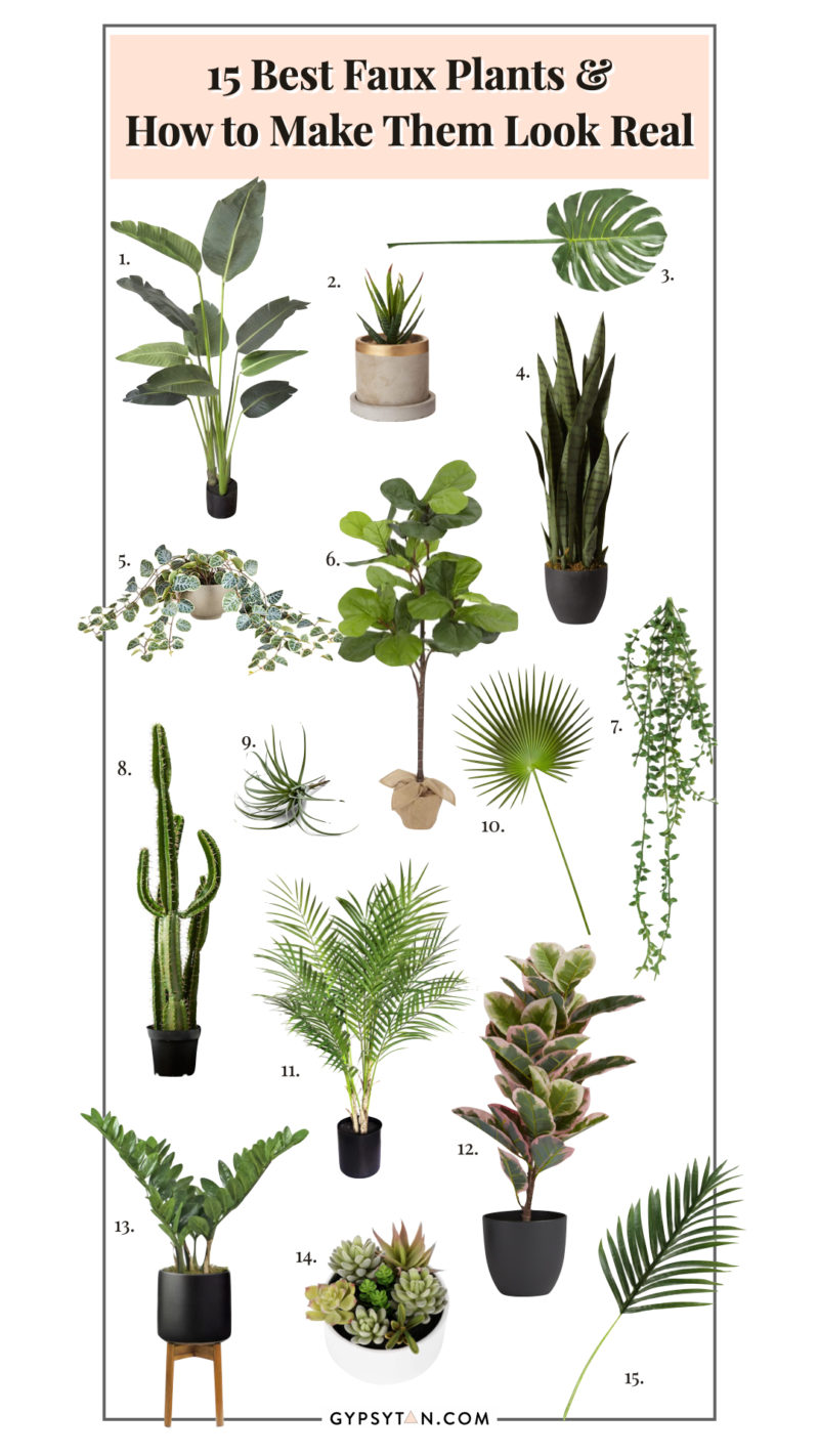 best fake plants - Artificial Plants for Home Decor - 2020