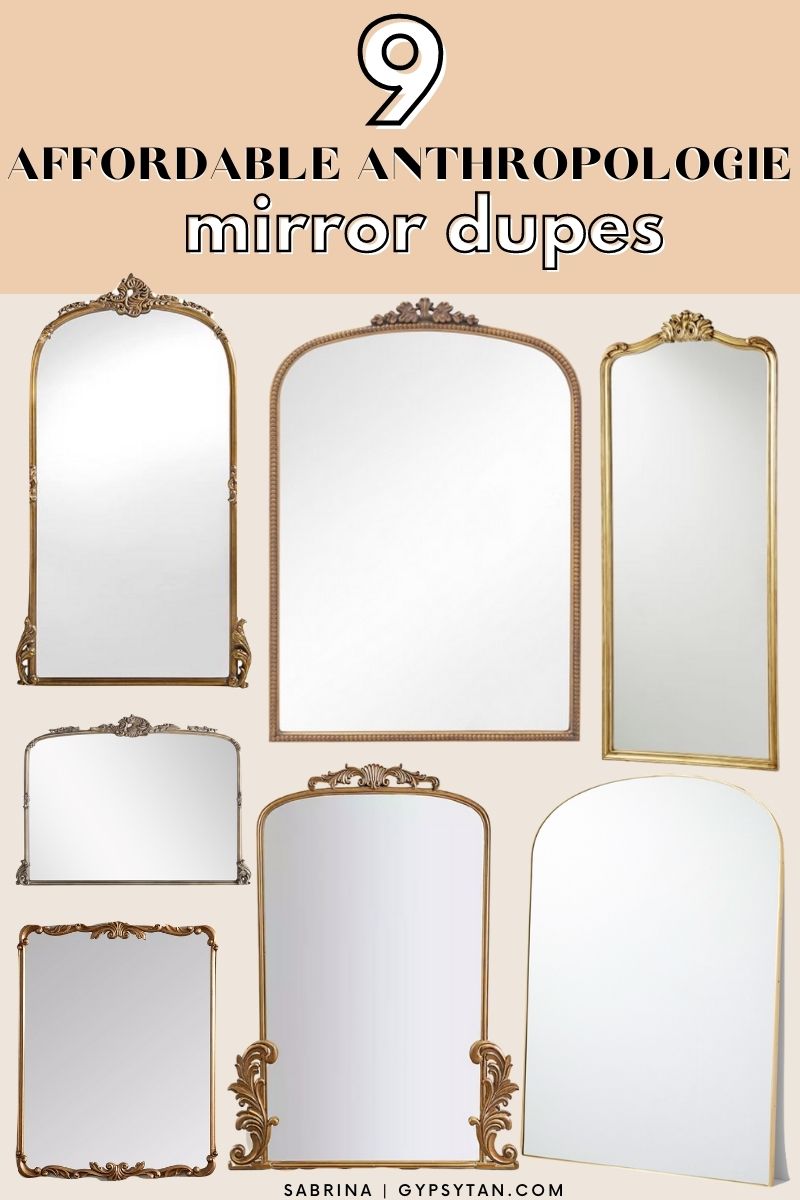 Anthropologie Mirror Dupe, Ornate Mirror