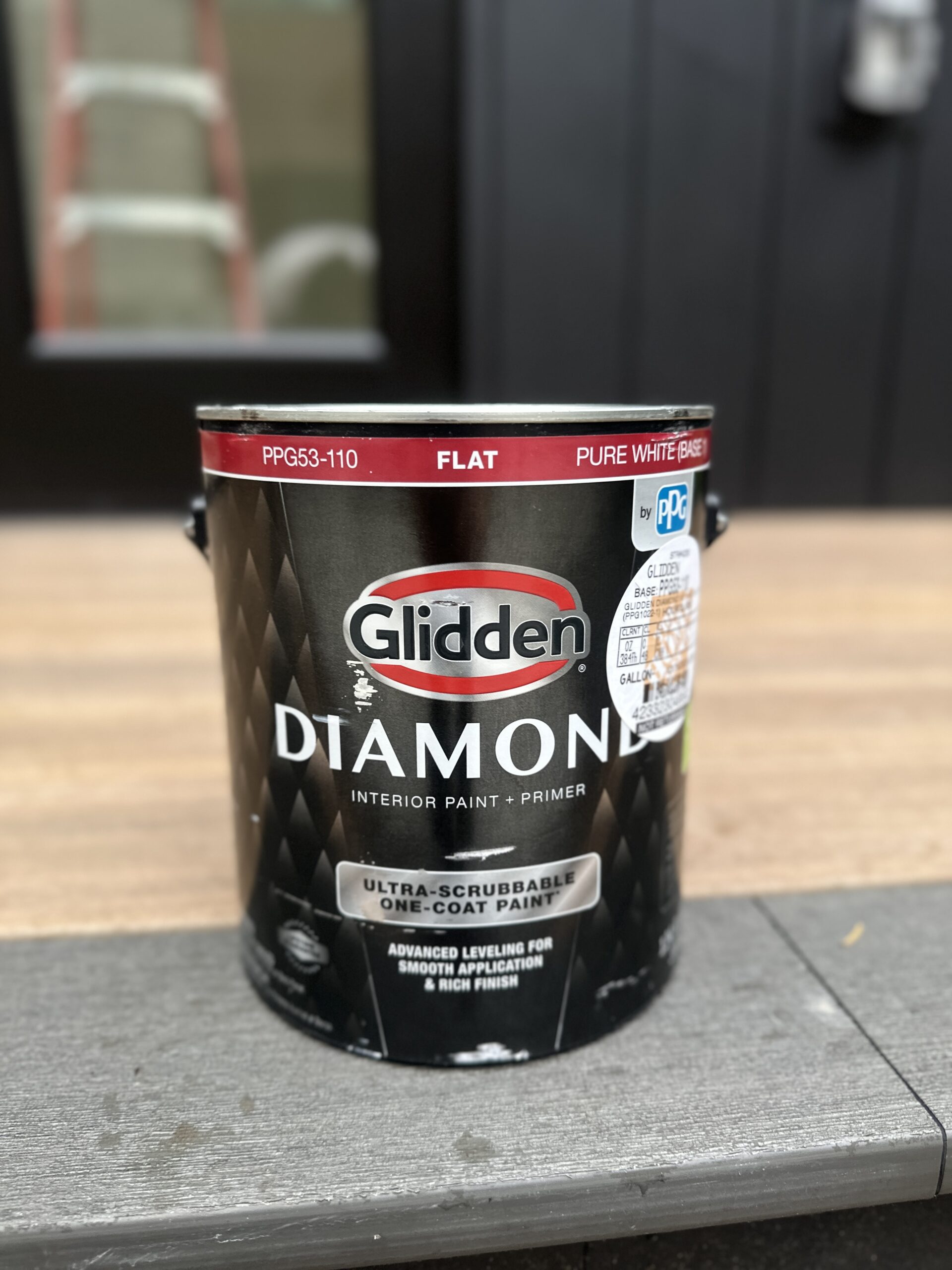 DIY Faux Limewash Effect with Glidden Diamond Paint - The Home Depot x Sabrina Tan - 19